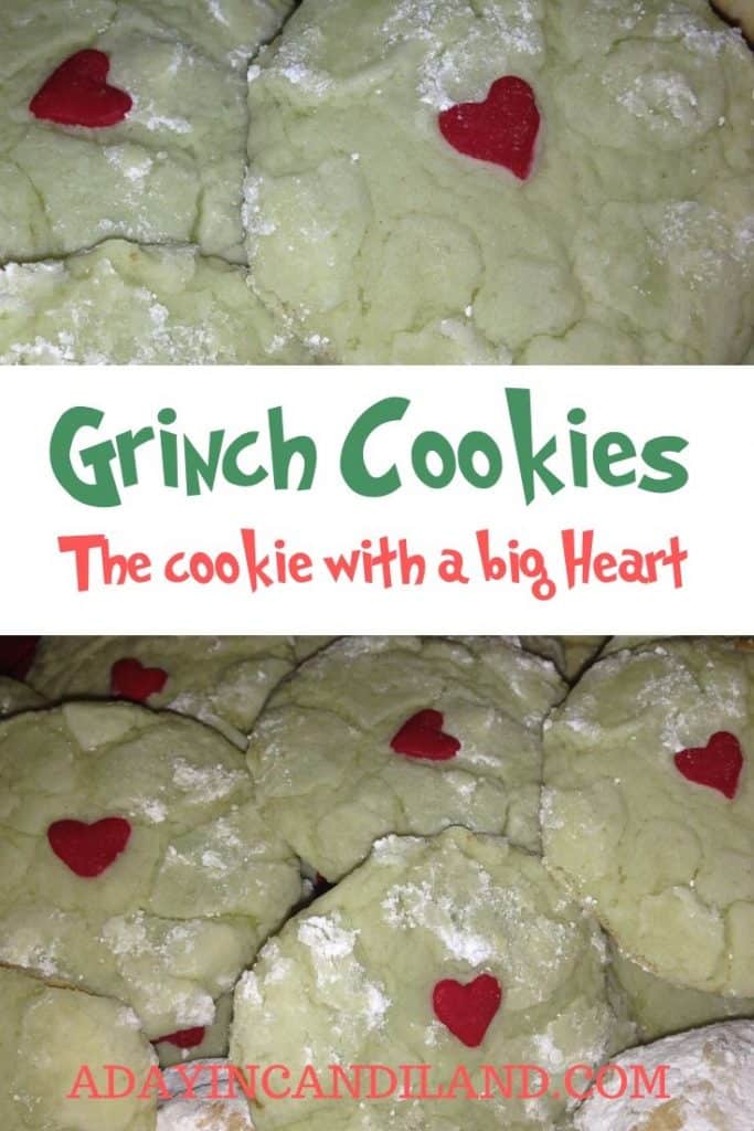 Grinch Cookies on a Plate