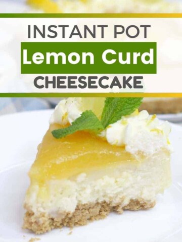 Lemon Curd Cheesecake slice