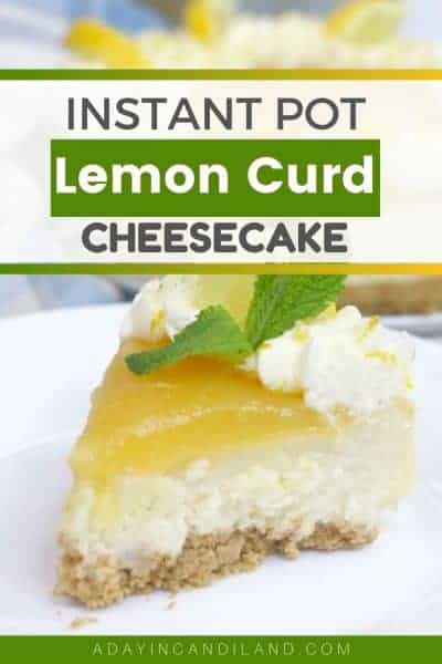 Lemon Curd Cheesecake slice