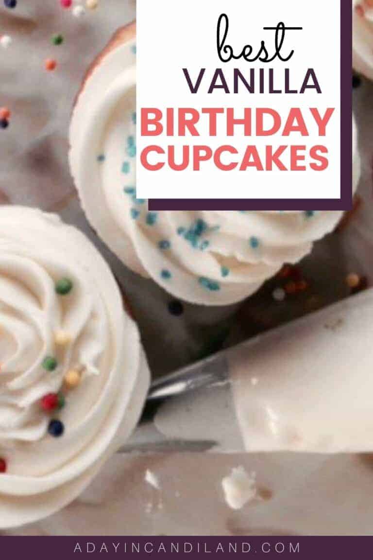 Best Vanilla Birthday Cupcakes