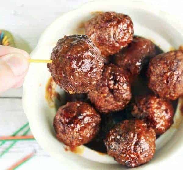 Slow cooker low-carb meatballs