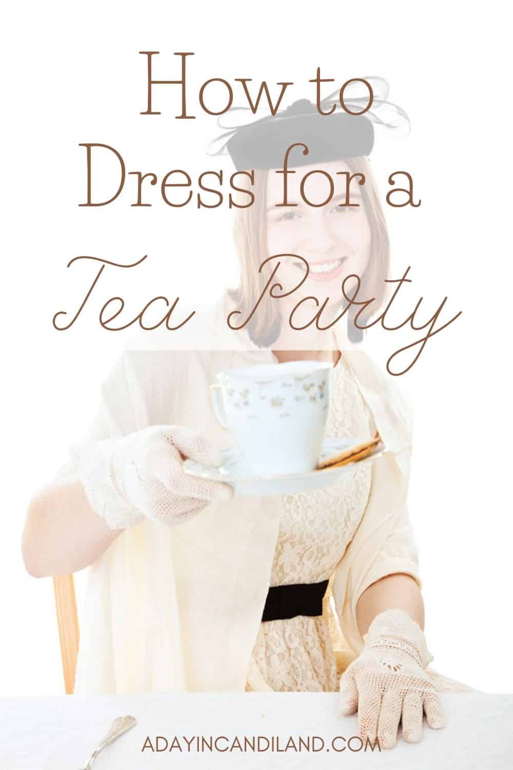 Winter tea party store outfit