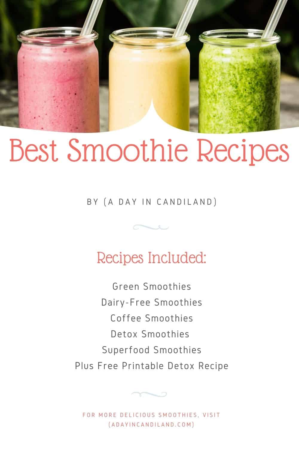 Best Smoothie Recipes A Day In Candiland