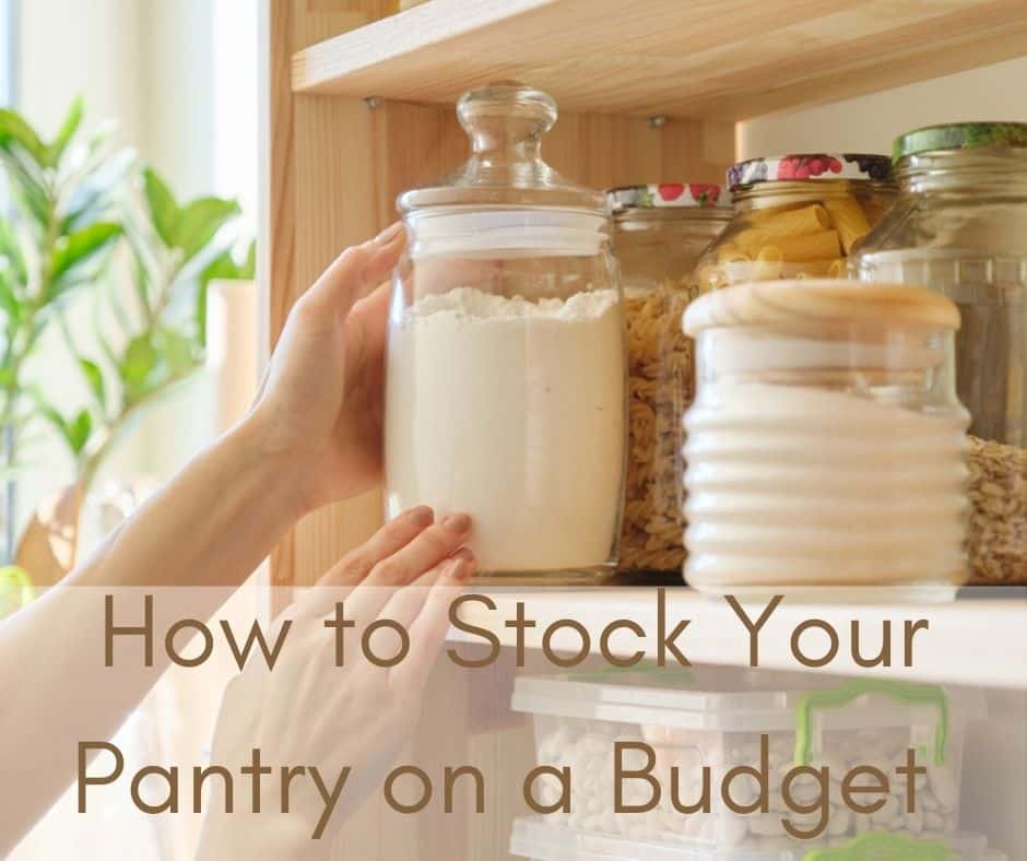 Clear Jars in a Pantry 