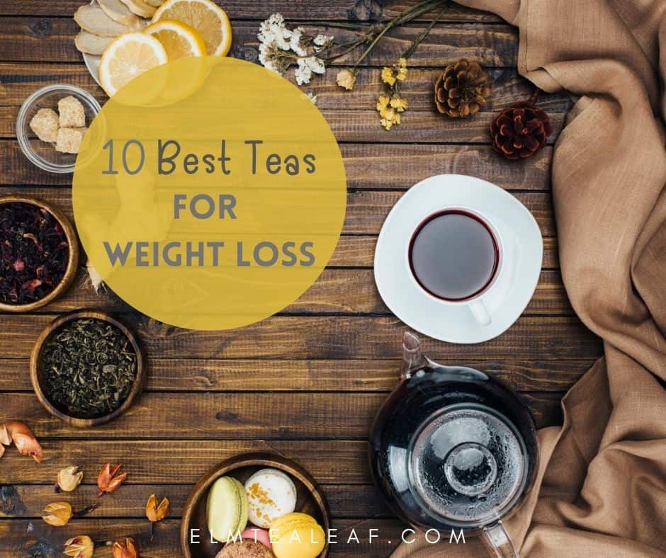 Wood Table Top with lemon, tea, and ginger with teacup 