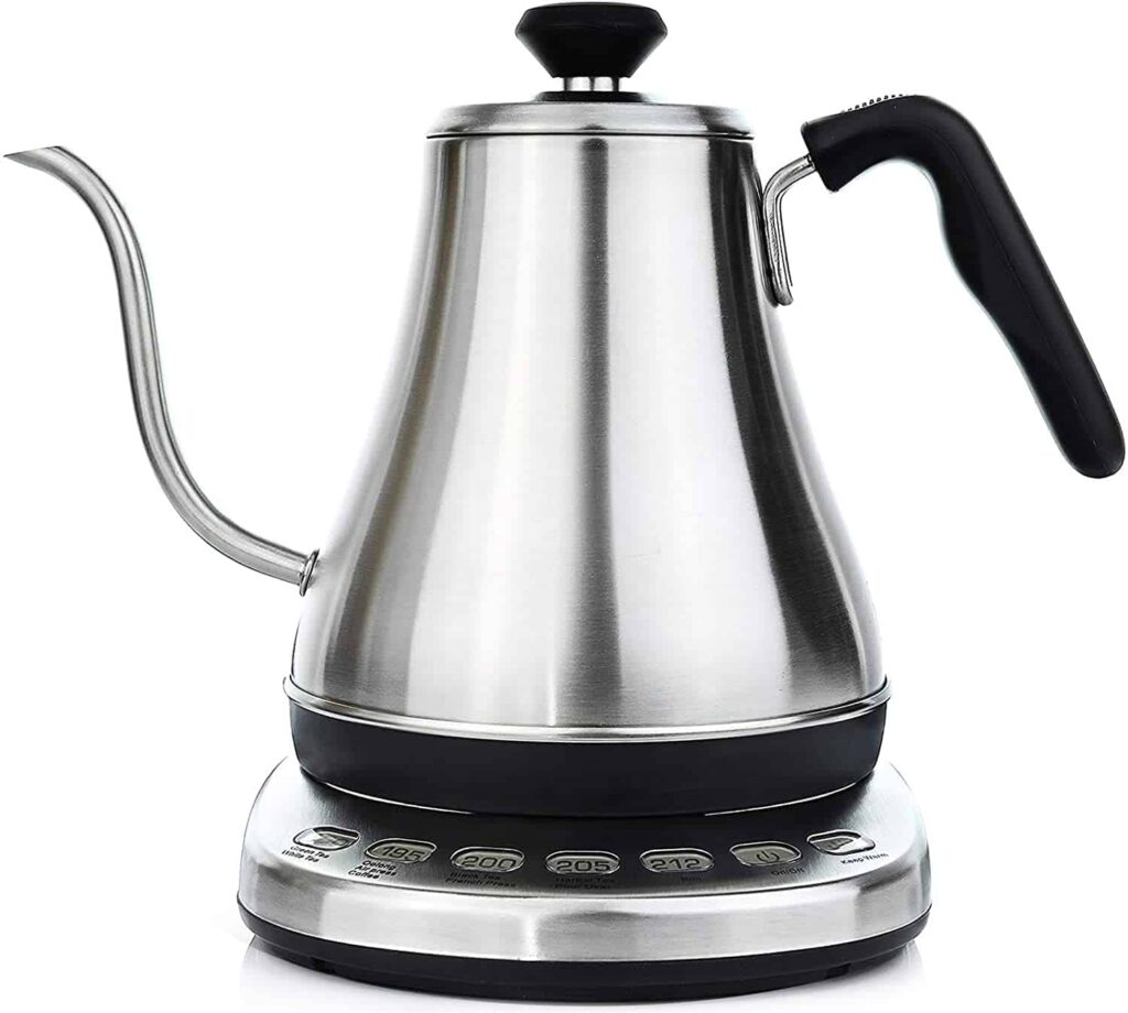 Gooseneck Electric Kettle Temperature Control, 1L Electric Tea Kettle with  Auto