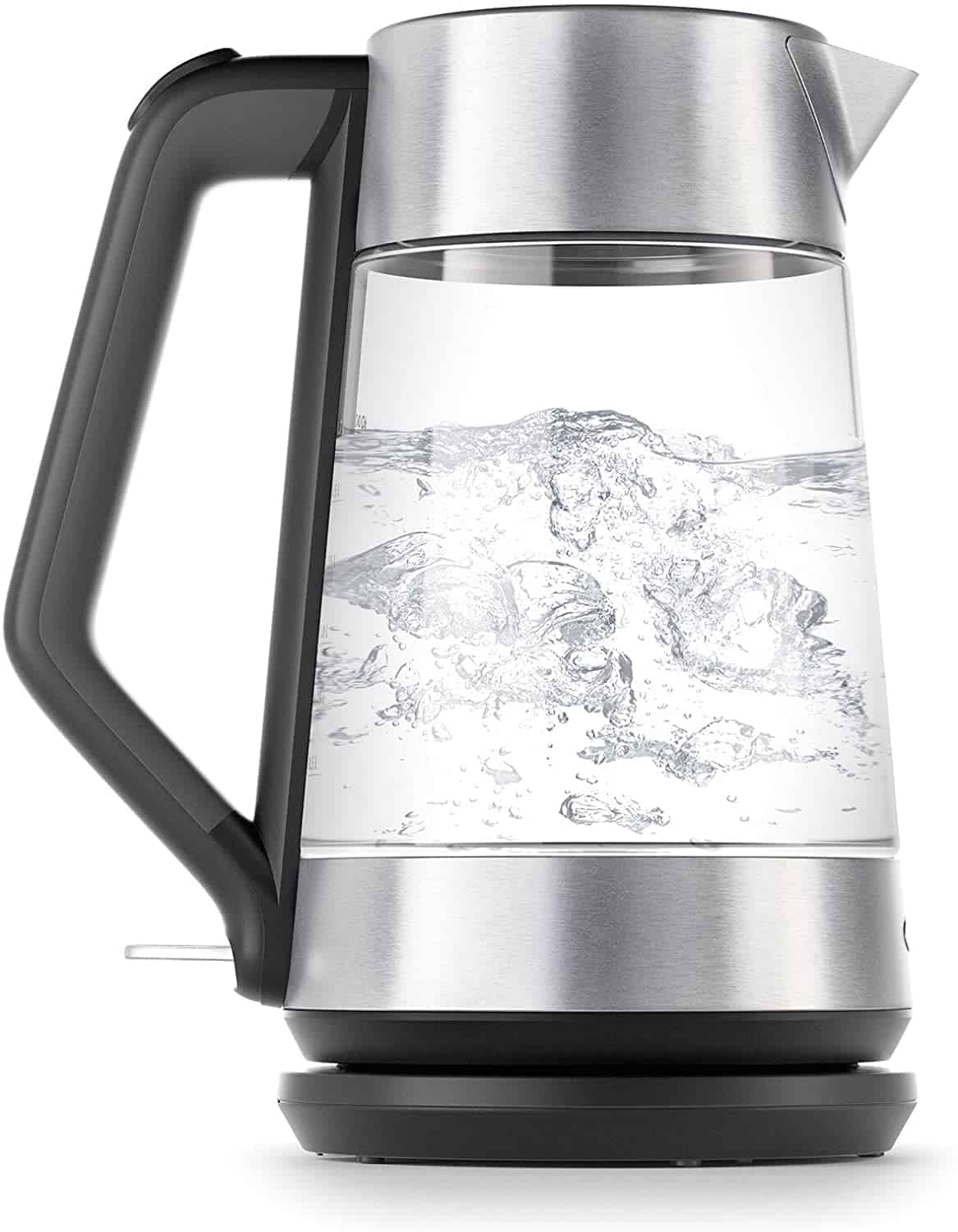 The OXO Brew cordless glass electric kettle.