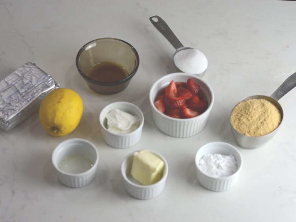 Ingredients for Cheesecake 