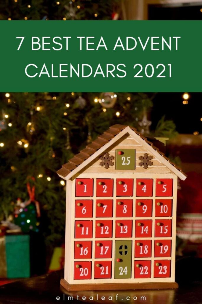 Advent Calendar in front of Christmas Tree