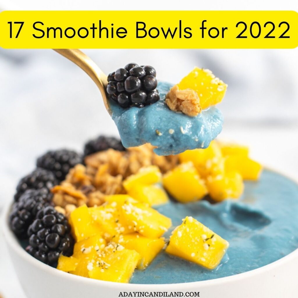 Blue Spirulina Smoothie Bowl