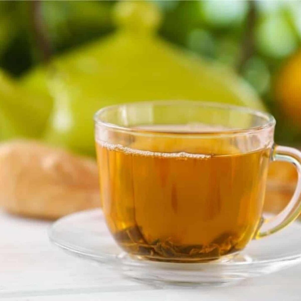 Clear Mug with Tea 