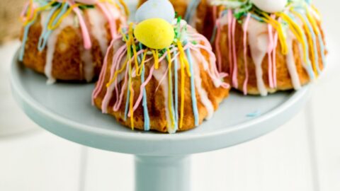 Spring Mini Bundt Cakes - A Day In Candiland