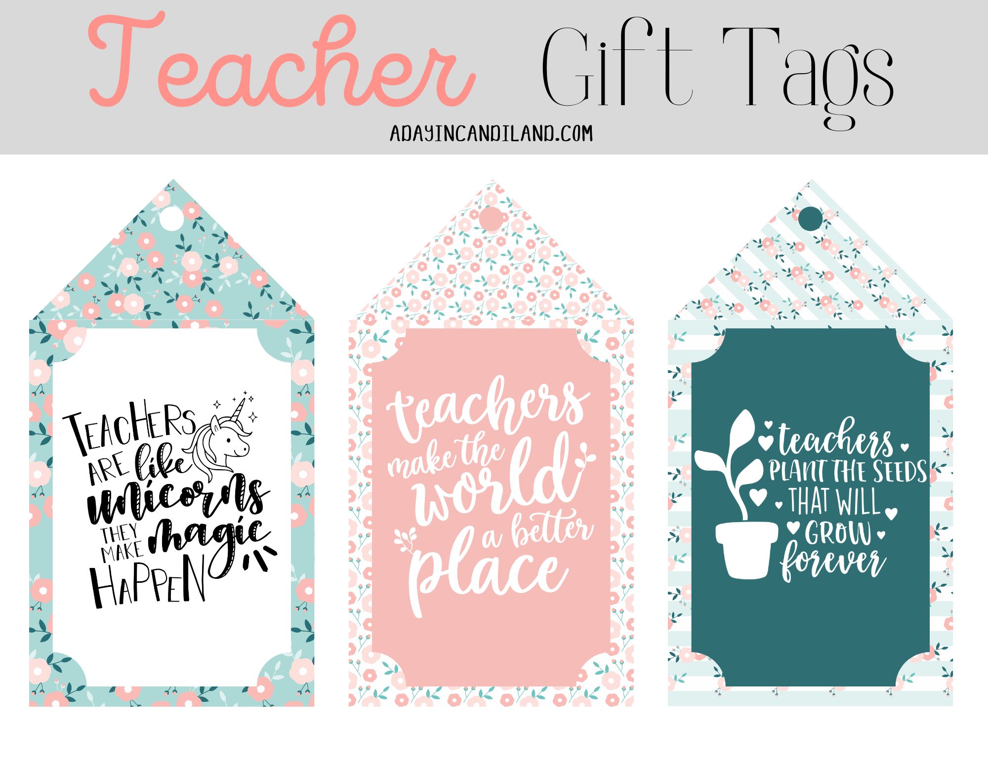 Teacher Appreciation Week 2024 Gift Tags tabby krystal