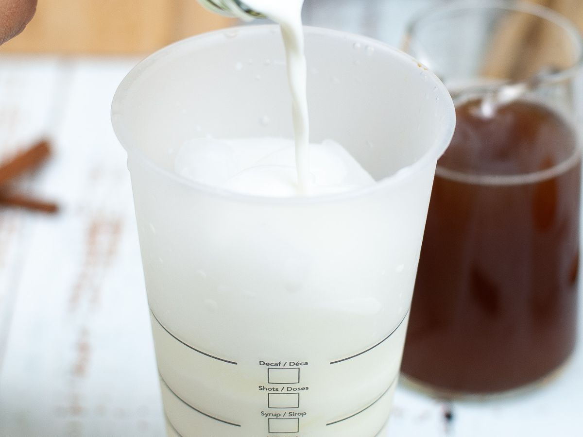 Iced Chai Tea Latte With Pumpkin Cold Foam - A Day In Candiland