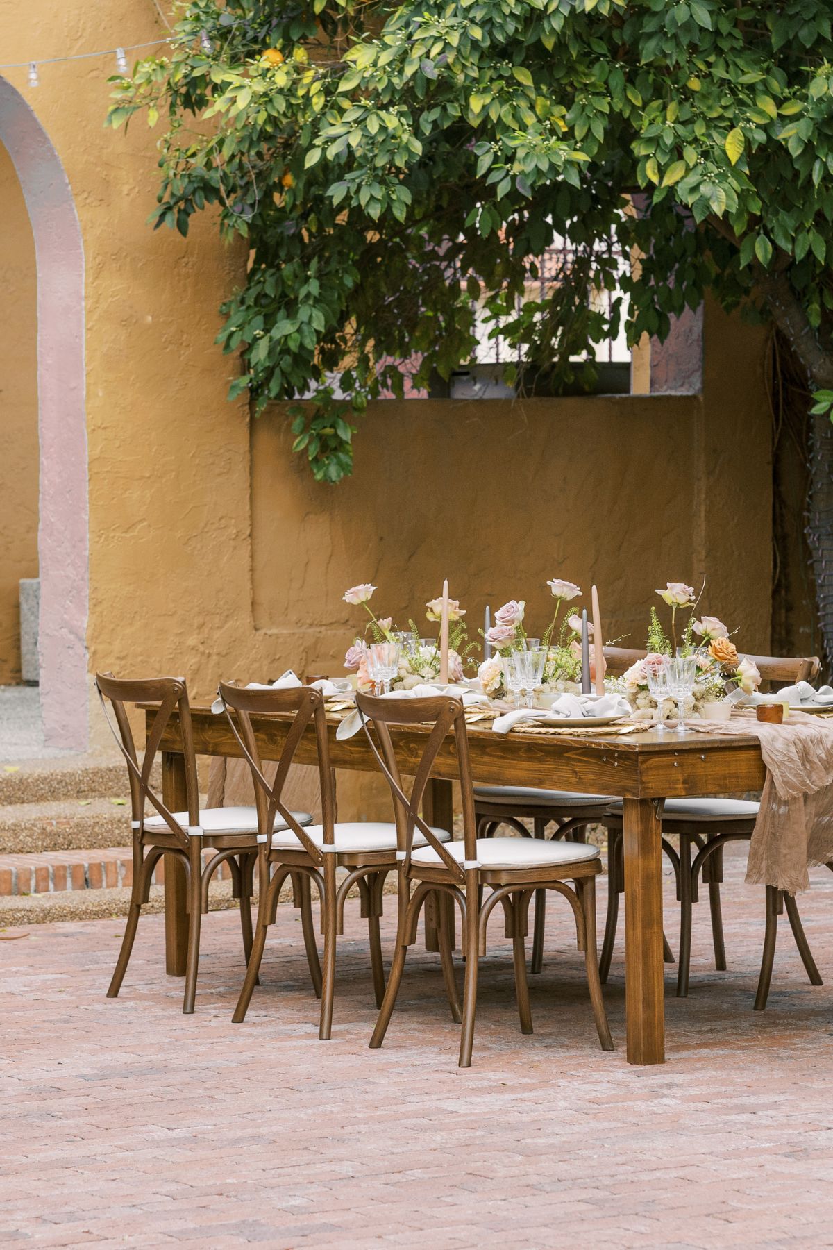 Outside Table for a Garden Tea Party. 