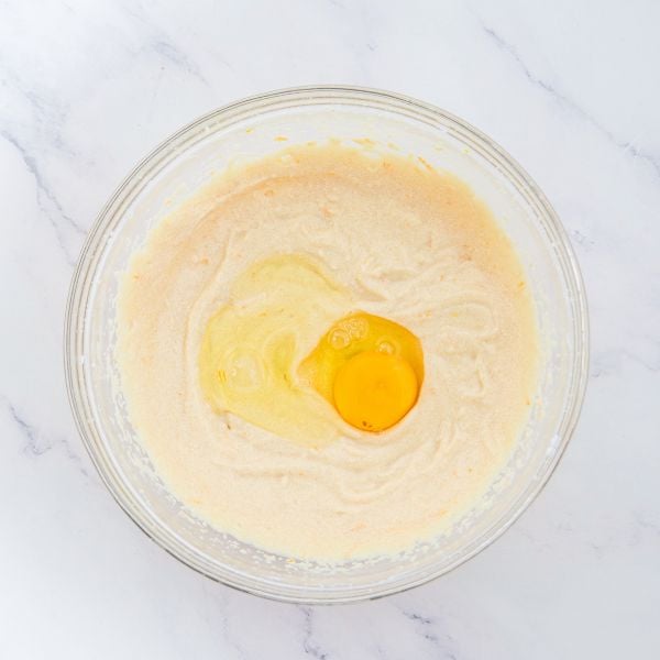 Step 2: Add the Egg and Ricotta Cheese to bowl and mix.